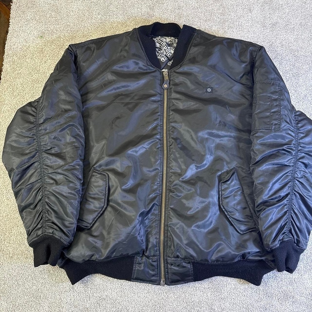 Vintage South Pole Reversible Bomber Jacket Full Zip 3X Streetwear
